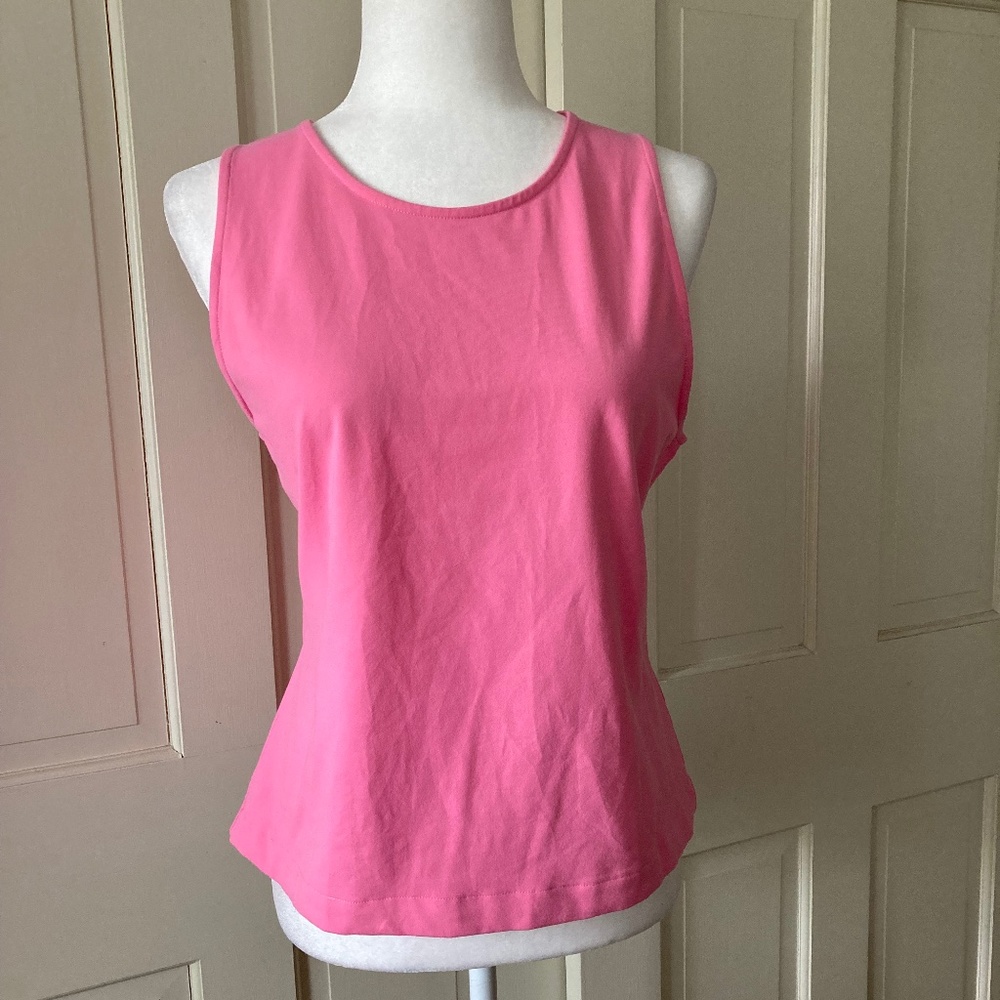 Pink Athletic/Tank w Set In Armholes